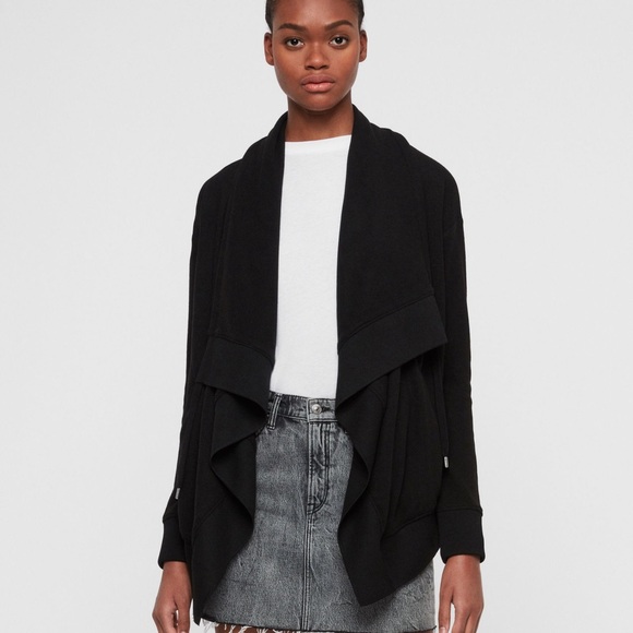 All Saints Drape Brushed Sweater - Picture 1 of 6